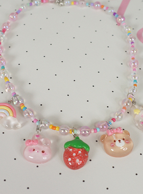 女卡通可爱项链少女心