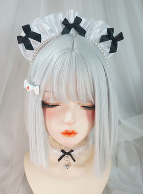 蕾丝女蝴蝶结花边铃铛原宿风项链