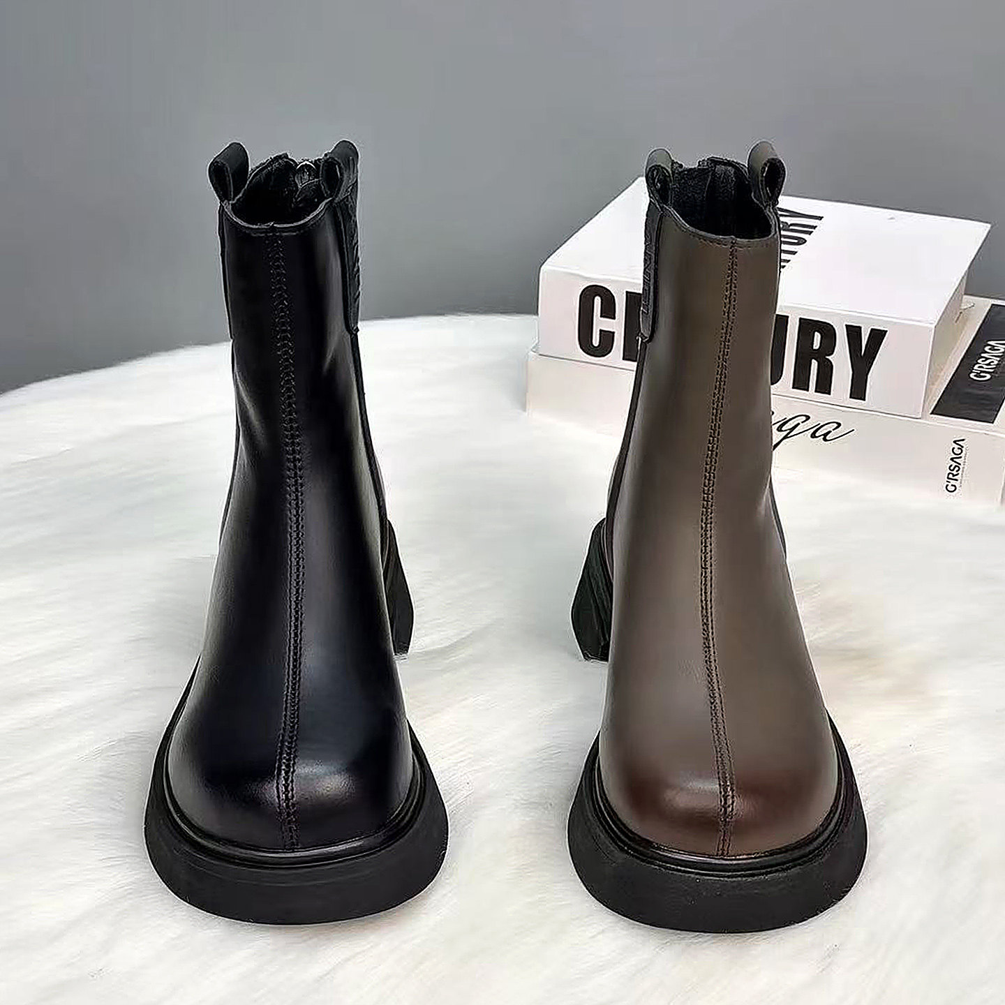 雪地靴女防水防滑2025冬季皮毛一体羊毛马丁靴女东北抗寒保暖棉鞋,淘宝优惠券,粉丝福利购,淘宝优惠卷