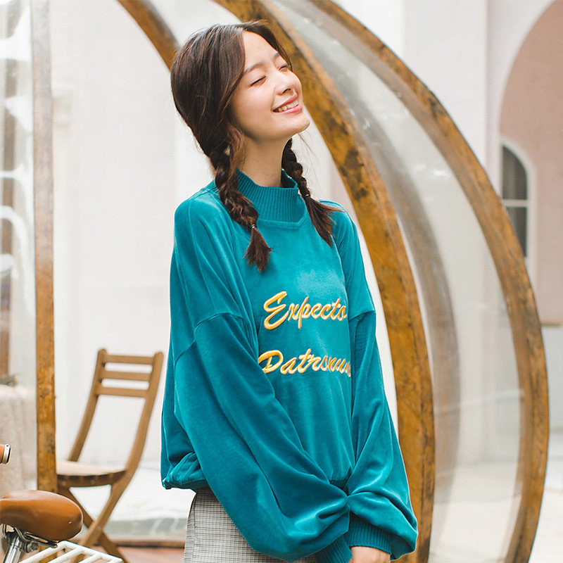  茵曼翰飞卫衣/绒衫