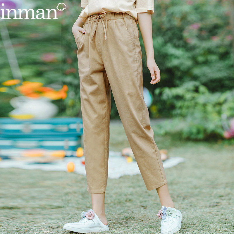  茵曼翰飞休闲裤