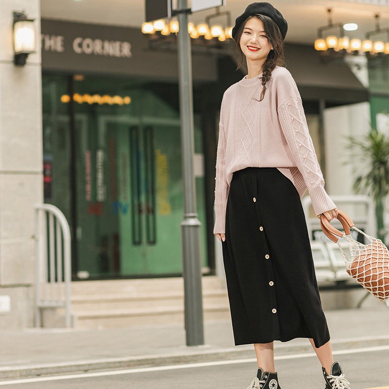  茵曼翰飞半身裙