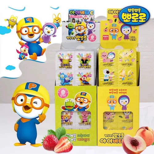 South Korea imported 维 生 口 素 素 VC pressure tablets candy treasure exposed baby children's snack food gifts