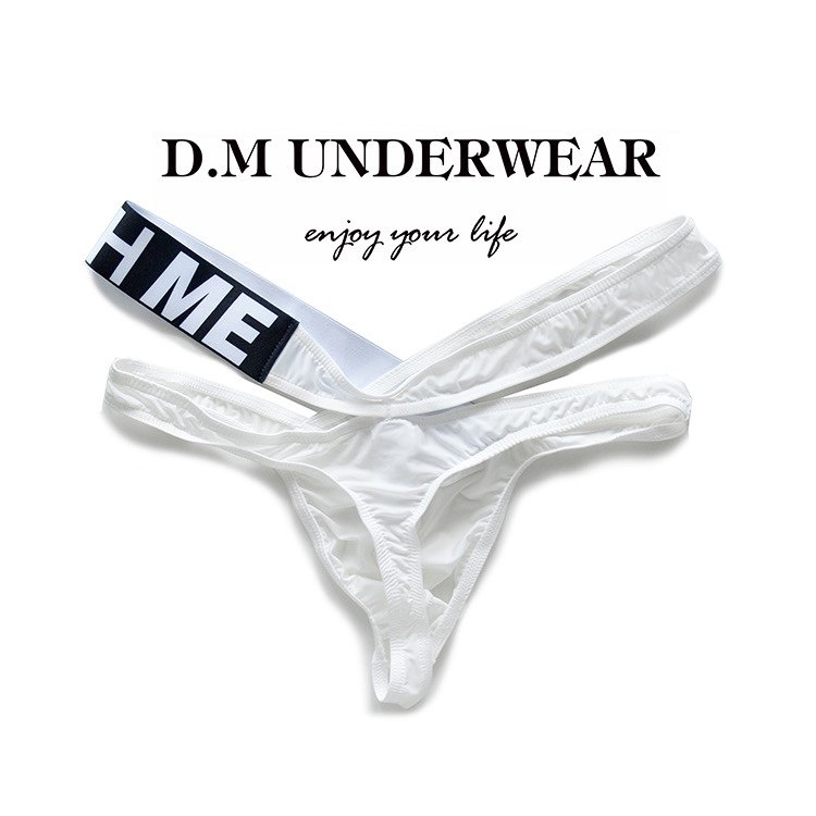 D.M男士丁字裤低腰性感吊带字母T裤时尚锦纶单丁诱惑情趣网红内裤,淘宝优惠券,粉丝福利购,淘宝优惠卷