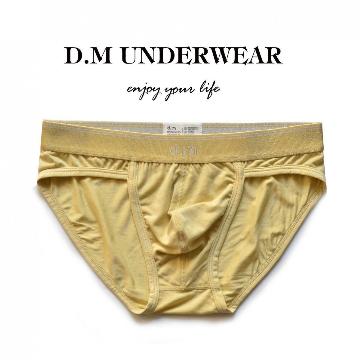 D.M男内裤低腰高叉三角裤性感纯色莫代尔柔软潮运动青年学生吸汗,淘宝优惠券,粉丝福利购,淘宝优惠卷