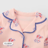 Детская пижама, детский хлопковый осенний комплект, семейный стиль, осенняя