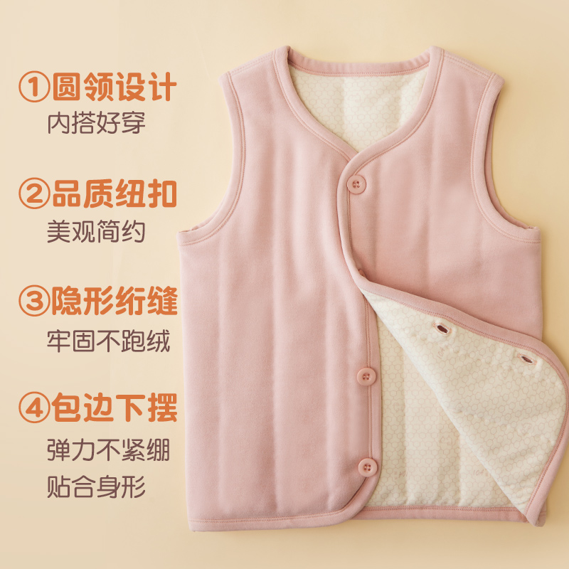 【校服神器马甲】男童秋冬季保暖上衣背心小学初中生加厚女童马甲 - 图2