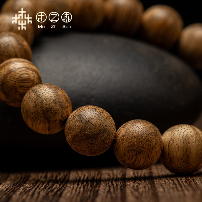 【奶香清甜】柬埔寨沉香佛珠手串10mm*19颗天然虫漏老料手链保真,淘宝优惠券,粉丝福利购,淘宝优惠卷