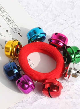 儿童舞蹈表演皮筋铃铛手链学生跳舞手链铃铛表演22mm手摇铃响亮