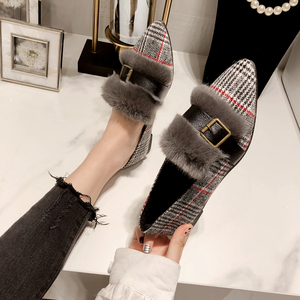 韩版时尚百搭平底豆豆鞋