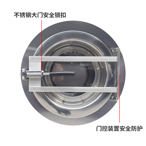 全自动工业洗衣机酒店宾馆洗脱机学校工厂医院用水洗机洗脱烘一体 - 图2