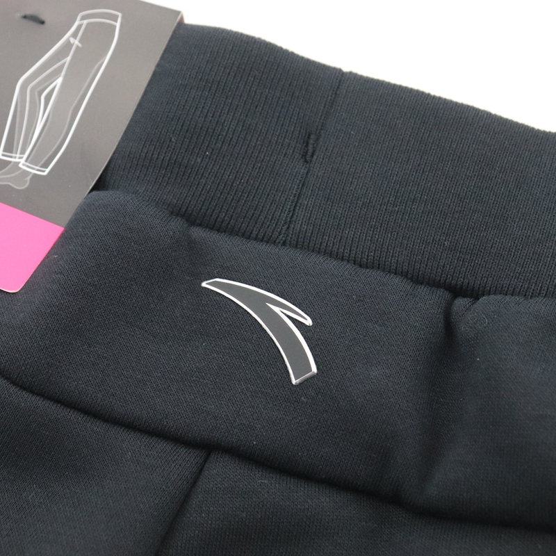 安踏女裤针织运动长裤冬季加绒保暖舒适束口小脚裤卫裤162347316 - 图2