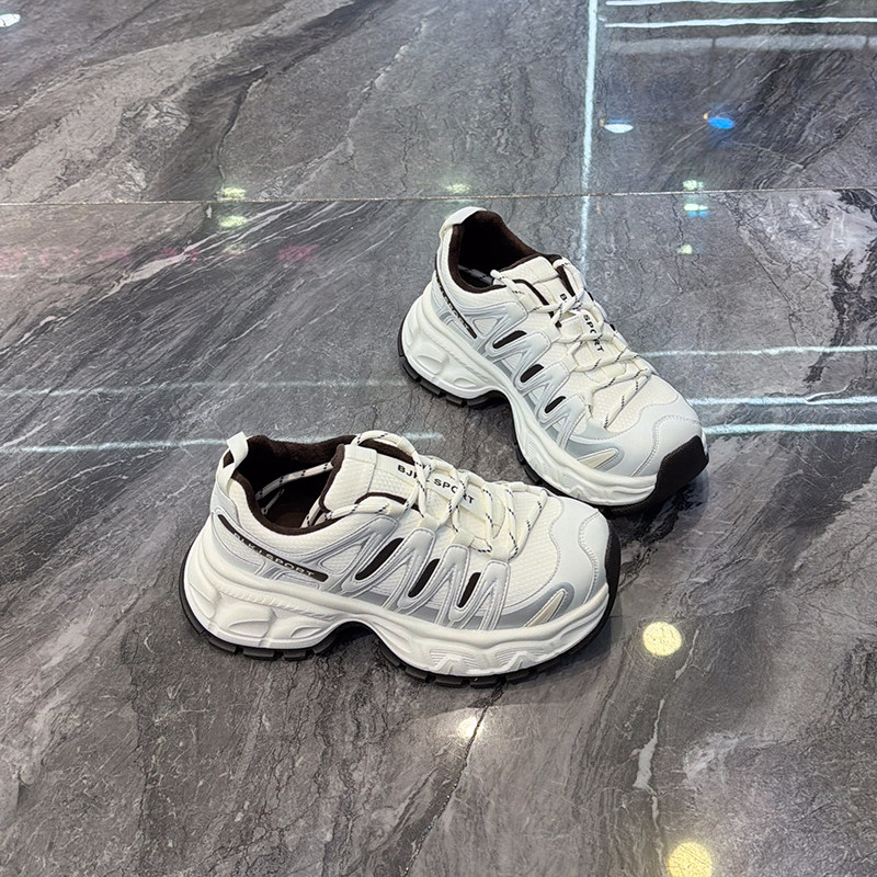 轻便增高~韩版厚底加绒老爹鞋女2025冬新款好穿显脚小运动休闲鞋,淘宝优惠券,粉丝福利购,淘宝优惠卷