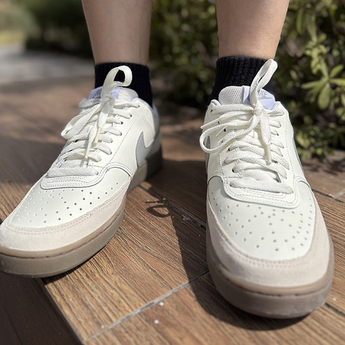 耐克Nike Court Vision Low男子低帮休闲运动板鞋HV2530-100 - 图1