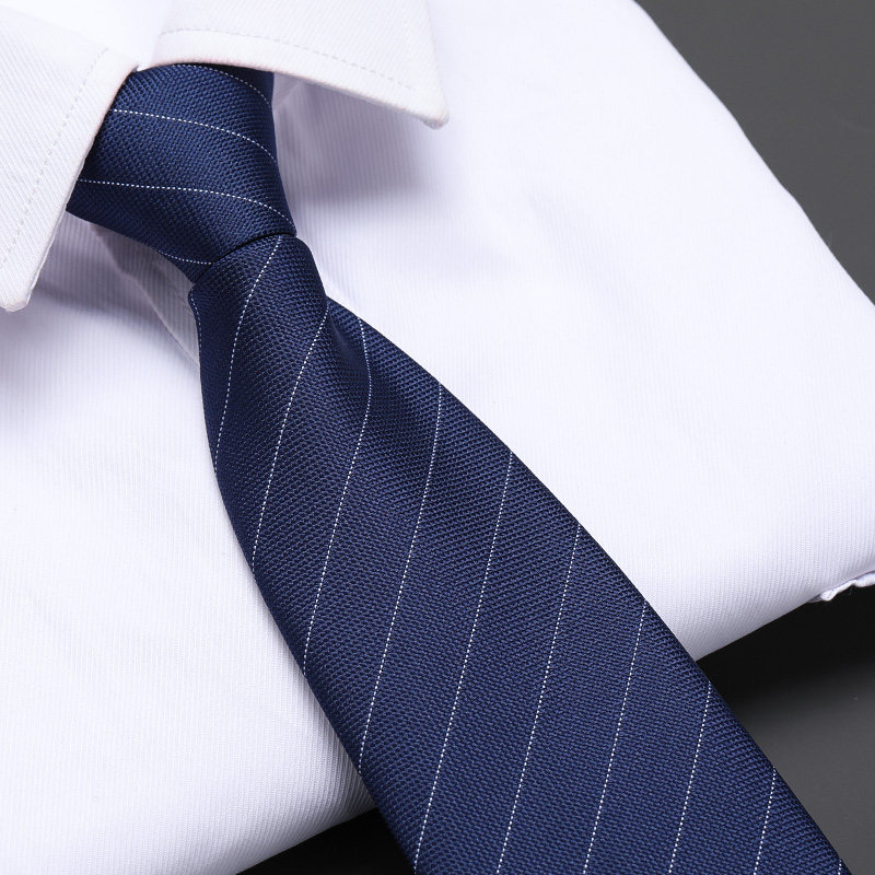 拉链式懒人蓝色免打结婚新郎正装男女商务职业面试窄条纹格子领带,淘宝优惠券,粉丝福利购,淘宝优惠卷