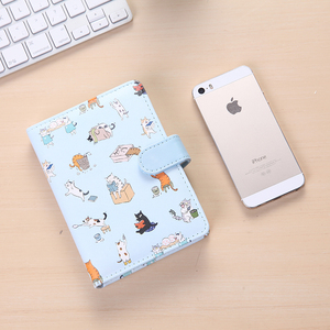 50k浮世猫语皮质手帐本