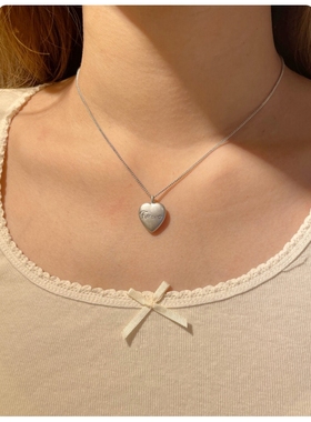 bm爱心项链新款吊坠桃心饰品