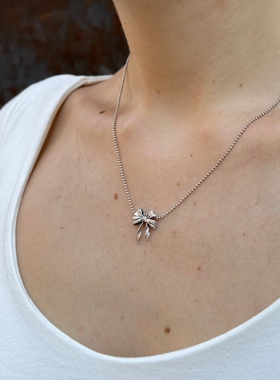 蝴蝶结项链女夏新款百搭