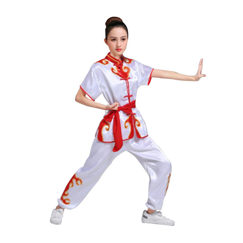 三色男女装舞龙舞狮民族武术秧歌服 丹依琪民族服装/舞台装