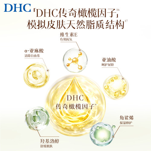 DHC橄榄焕采精华油30ml 保湿滋养修护橄榄精华油以油养肤紧致抗皱 - 图1