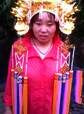 凤冠佛像帽子观音娘娘菩萨