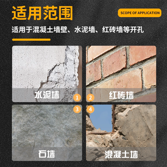 Special drill for self-cut screws for square handles and round handles