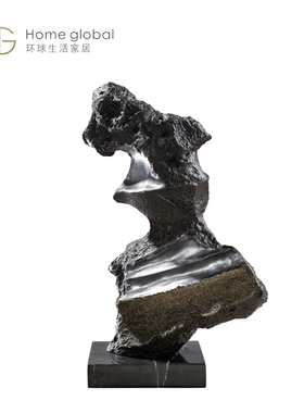 几何体售楼处软装设计铜现代简约