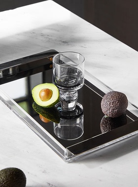 家居软装设计客厅桌面托盘摆件