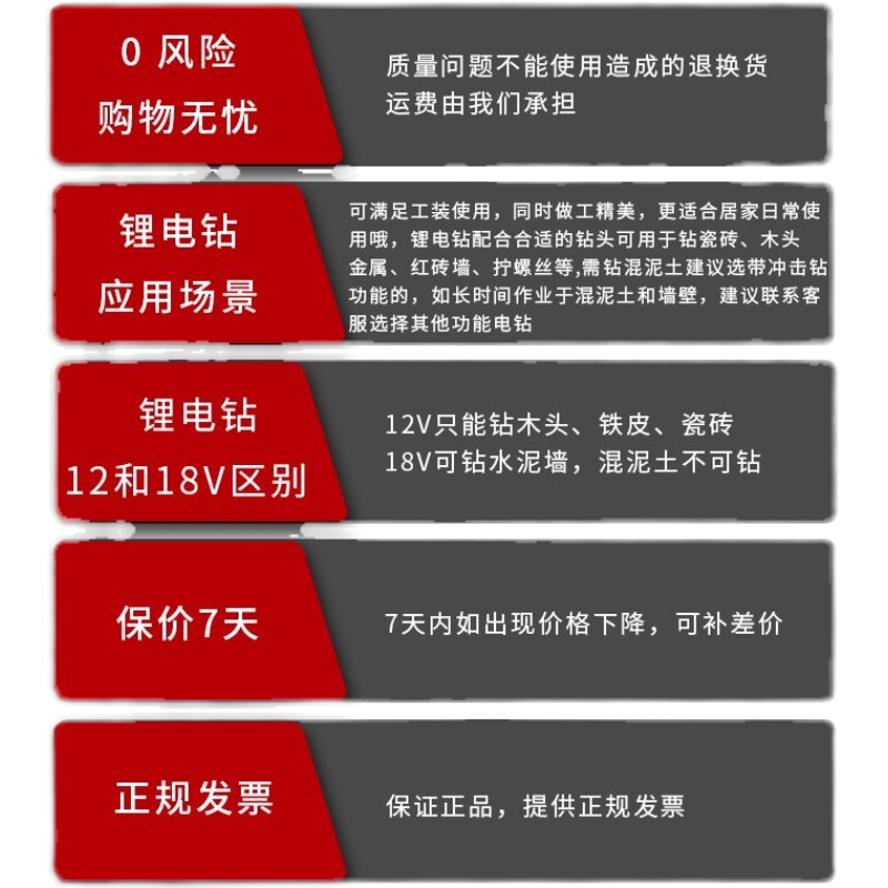 卡夫威尔126件手电钻工具箱套装家用双电池电动螺丝刀组套 P3893A