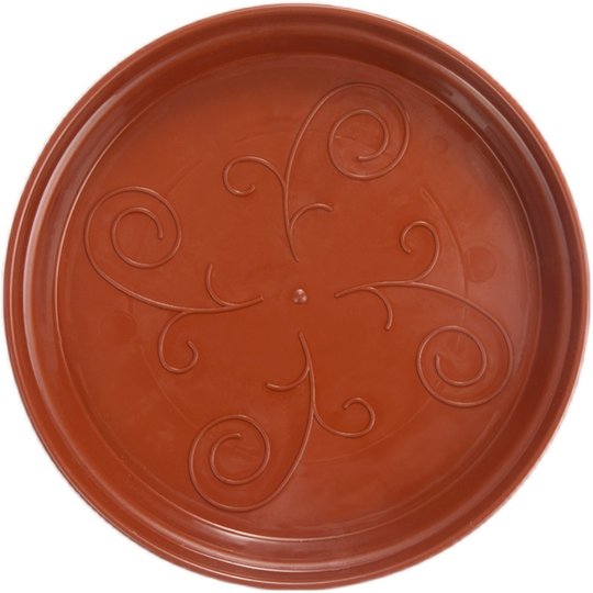 花盆托盘塑料圆形底盘垫底花盘底盆栽花卉底座白色托盘大号接水盘