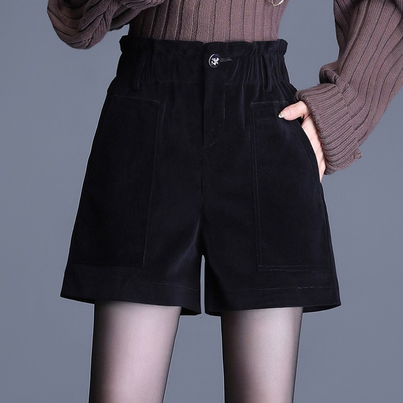 高腰女秋冬季2021阔腿裤 安泽蕊休闲裤