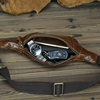 Chest-covered cowhide running retro casual mobile phone