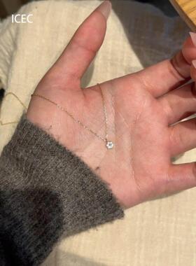 迷你花朵项链女配饰精致高级感