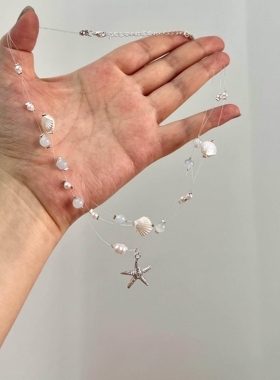 海星串珠项链女配饰精致百搭颈链