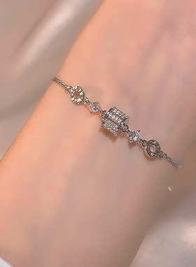 女轻奢高级小蛮腰抽拉手链