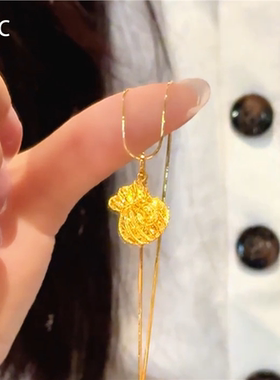 金色碎冰冰福袋项链女配饰精致