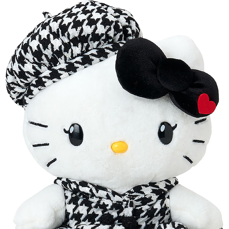 日本三丽鸥hellokitty正版小香风凯蒂猫kt猫公仔玩偶娃娃毛绒玩具 - 图1