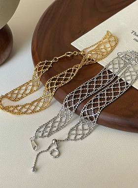 S925纯银意大利蕾丝小众手链