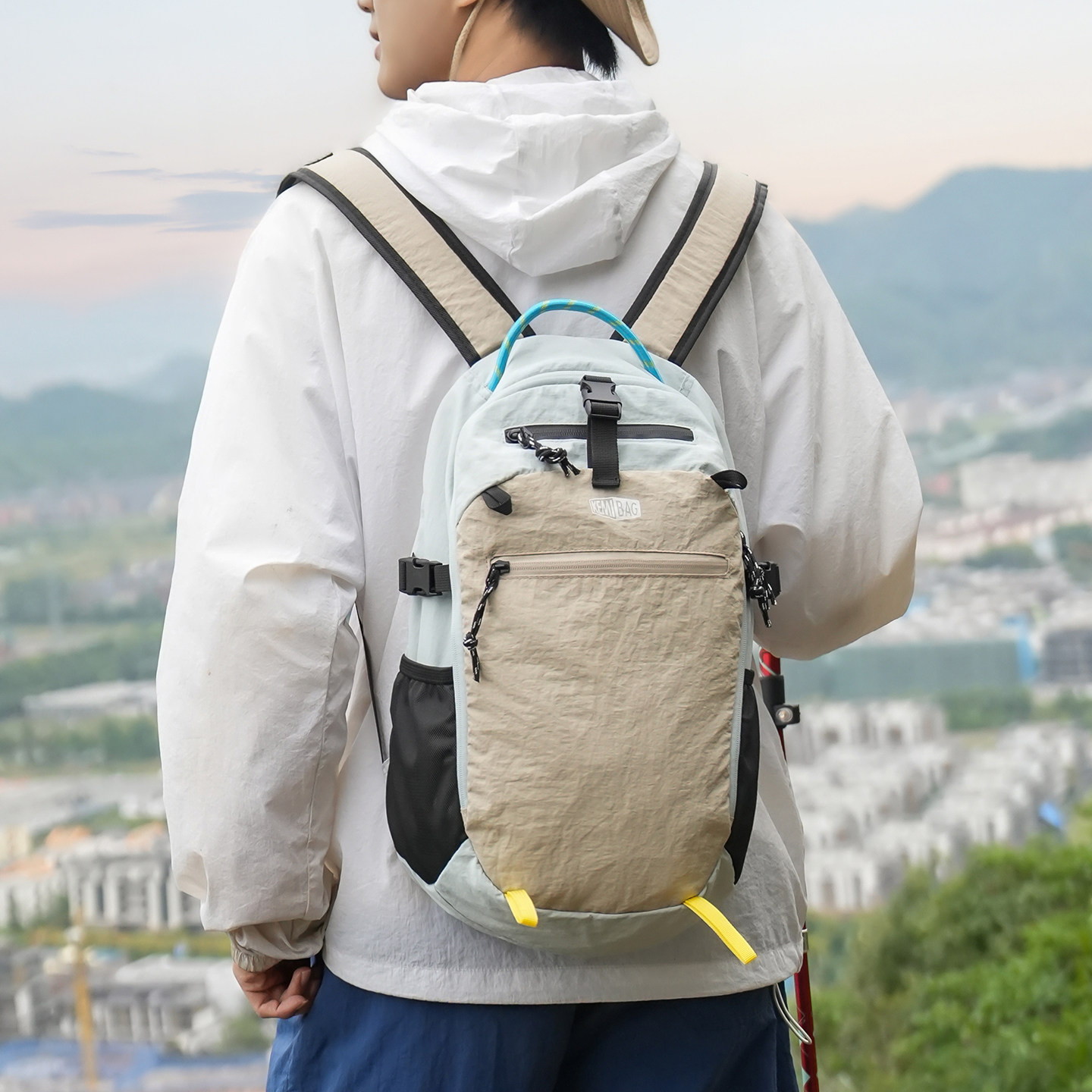 Travel backpack, outdoor mountaineering bag, commuter school bag