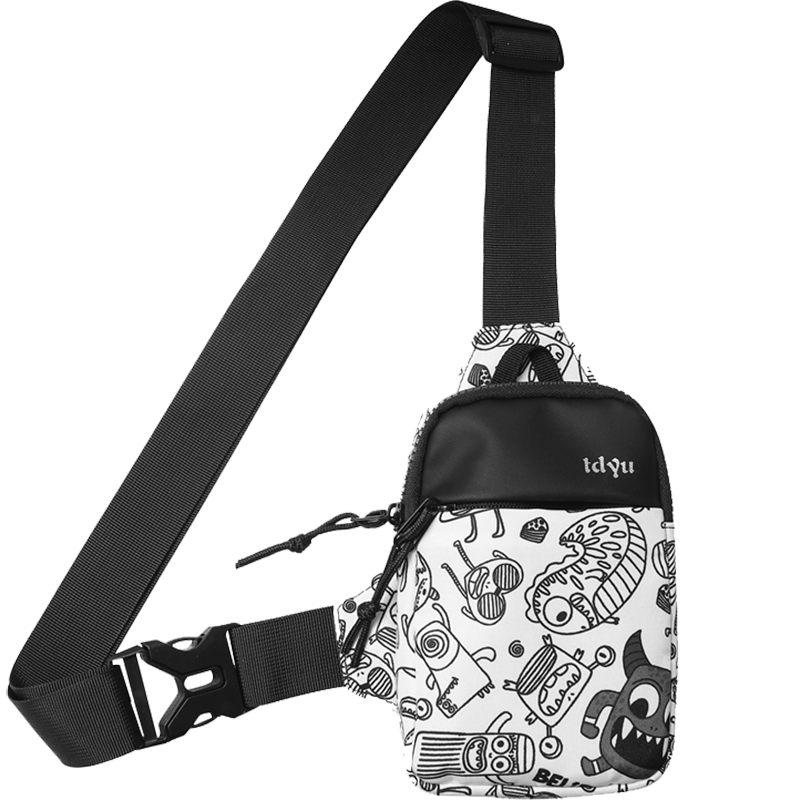 Graffiti crossbody bag men's sports shoulder bag chest bag