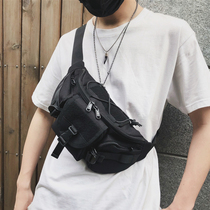 Mens chest bag Chains 2023 New Chains Chains ultra-fire Dual-use Purse Multifunction Bag Canvas Single Shoulder Diagonal Satchel