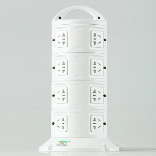 NIU REN Multi -Layer Three -Dimensional Panel Panel Panel Stand -Type Power Socket Dragon Панель Dragon Независимый переключатель -in plug -in board с перегрузкой