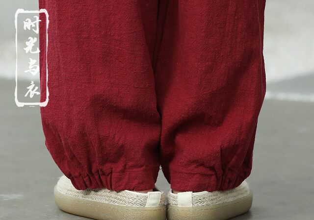 Jihe ວ່າງຂາໄຂມັນ trousers tai chi pants