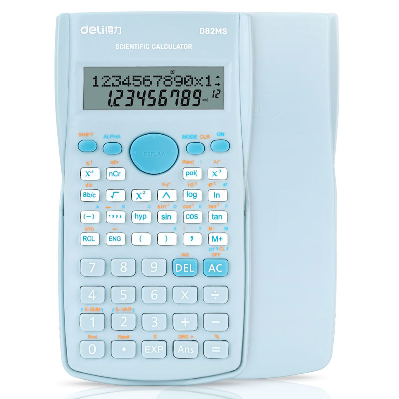 得力D82MS函数计算器学生用考试大学生会计专用多功能科学计算机 - 图3