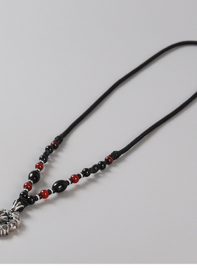 时尚百搭925银星芒航海毛衣链 项链吊坠男女 原创饰品