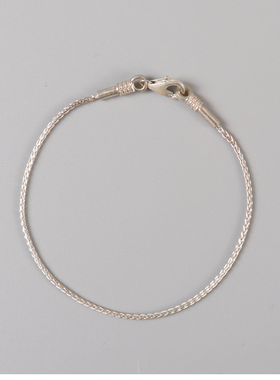 时尚925银活口手链 西藏天珠手链绳 多宝手串挂链