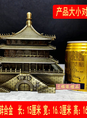 西安旅游纪念品钟楼模型陕西特色
