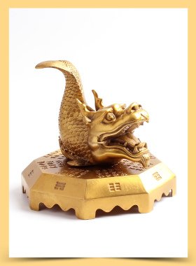 螭吻厨房摆件鸱吻开门见灶