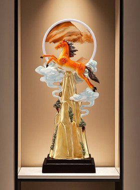 树脂装饰新中式客厅国风现代摆饰