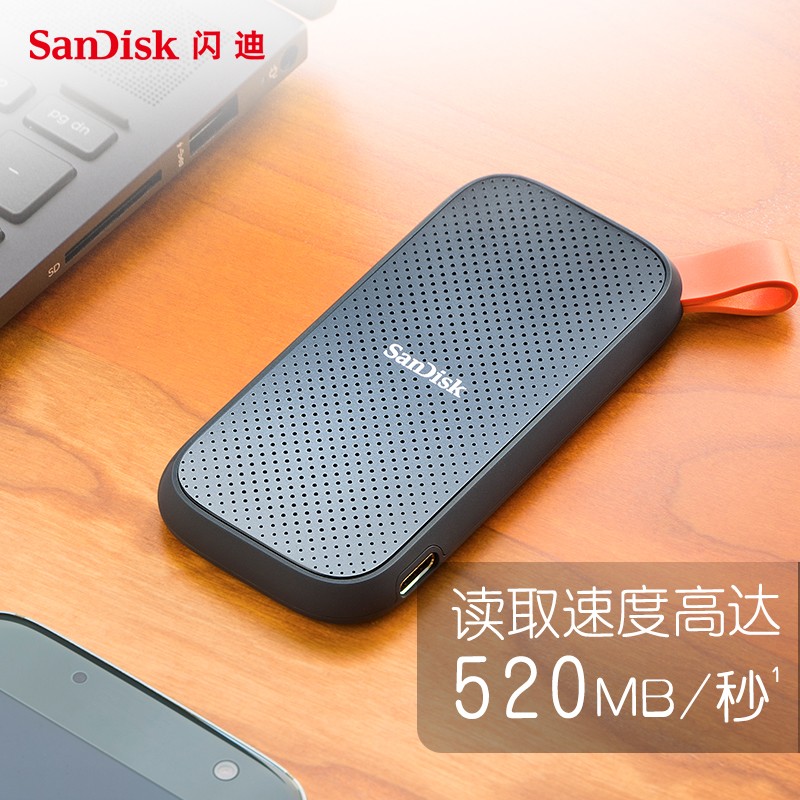 sandisk闪迪固态移动硬盘480g高速USB3.2便携式外接ssd移动硬盘-图2